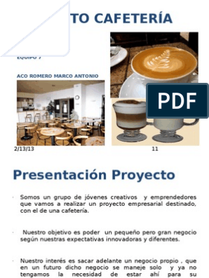 Cafeteria | PDF | Cafetería | café