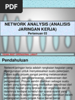 Network Analysis (Analisis Jaringan Kerja) Tro