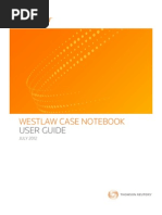 Case Notebook User Guide