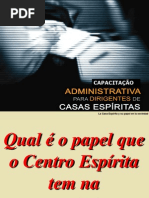 Curso - Centro Espirita - Atividades e Estrutura