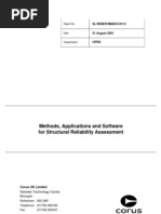 Methods, Appls and Software For Structural Reliability