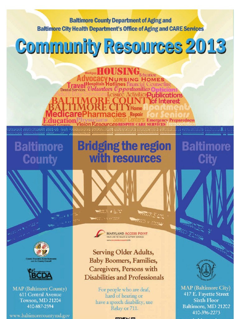 Baltimore City Health Department Community Resource Guide | PDF | Medicare  (United States) | Home Care