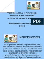 INDUCCIÓN PROCEDERS BÁSICO EN LA APS..pps