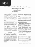 Steady-State and Unsteady-State Flow of Non':'Newtonian Fluids Through Porous Media