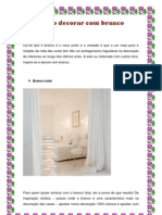 Como Decorar Com Branco