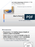 Zinc and Pneumonia