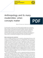 Anthropology and Its Many Modernities