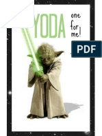 Valentine Printables: Yoda One For Me