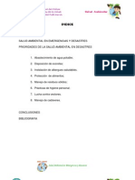 Salud Ambiental en Emergencias y Desastres