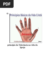 O princípio da Tolerância na vida da Igreja