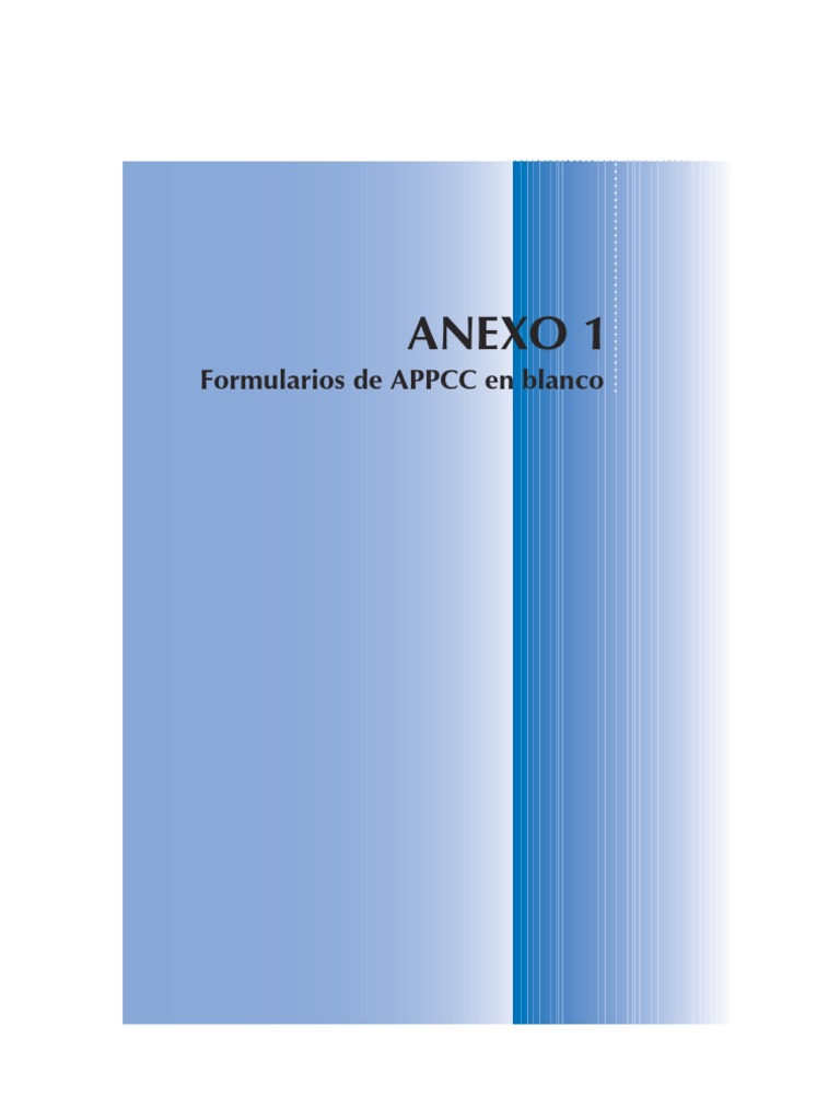 Formularios APPCC para Inocuidad Alimentaria | PDF | Toma de decisiones ...