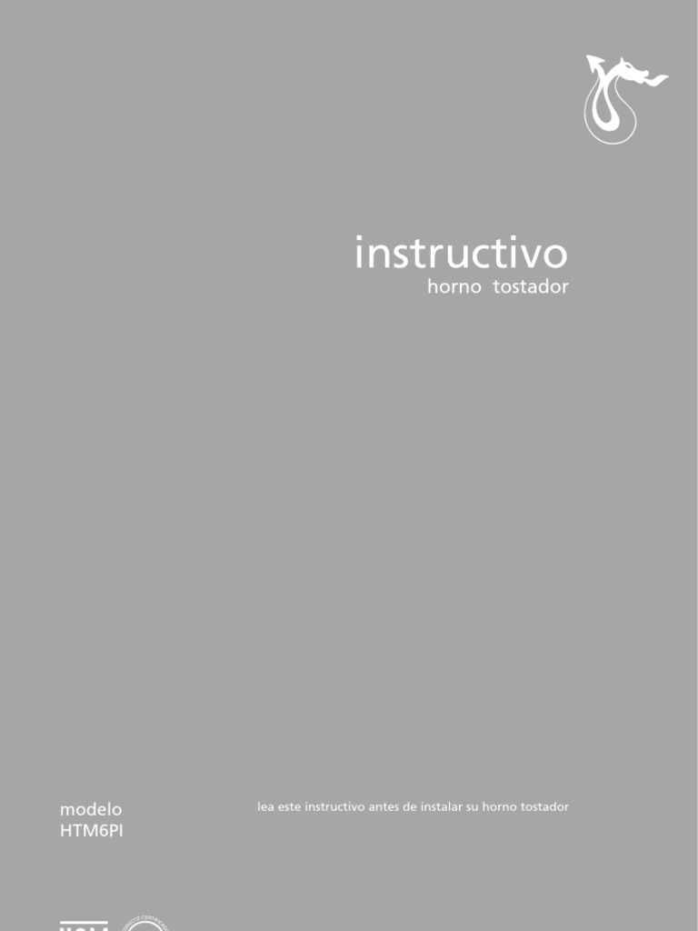 Hornito Mabe - Guia Instalacion PDF | PDF | Aluminio | Papel