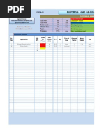 Electrical Load Calculation..xls | Kilowatt Hour | Nature