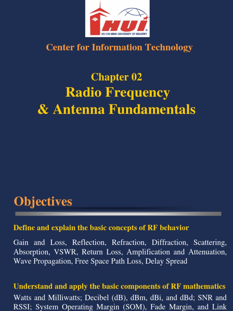 RF and Antenna Fundamentals Overview | PDF | Modulation | Antenna (Radio)