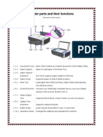 Printer Parts and Their Functions