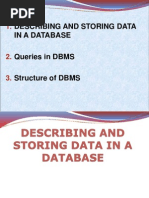 Lec-2 Describing & Storing Data in Database