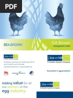ISA Brown Chicken Production Guide | PDF | Selective Breeding | Chicken
