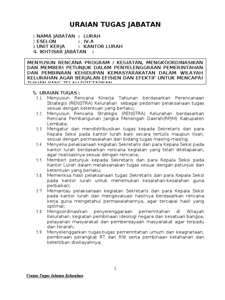 Tugas Kelurahan - Homecare24