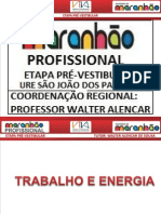 Física - Trabalho e Energia