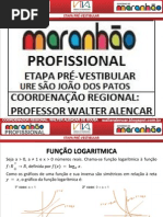 MATEMÁTICA - FUNÇÃO LOGARITMICA