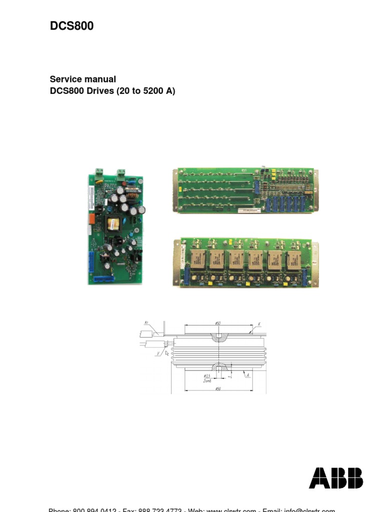 DCS800 Service Manual Overview | PDF | Fuse (Electrical) | Switch