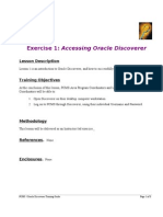 Exercise 1: Accessing Oracle Discoverer: Lesson Description