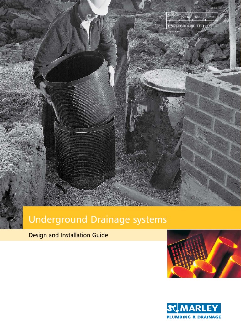 Underground Drainage Systems Guide | PDF | Sanitary Sewer | Storm Drain