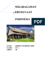 Keanekaragaman Kebudayaan Indonesia