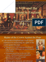 Henry VIII and The Reformation in England