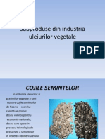 Subproduse Din Industria Uleiurilor