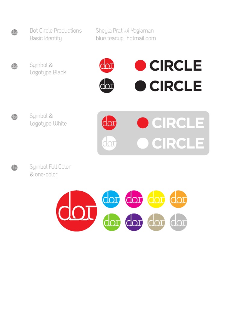Dot Circle Productions Basic Identity Sheyla Pratiwi Yogiaman | PDF