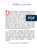 Peça de Arquitetura - O BODE NA MAÇONARIA PDF