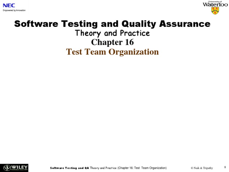 Test Team Organization Guide | PDF