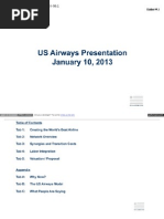 Download Us Airways InvesUS Airways investor presentation on the merger with American Airlinestor by skiftnews SN125468473 doc pdf