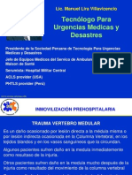 Inmovilizacion en Prehospitalario