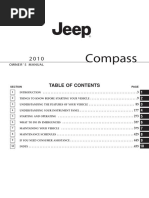 Manual Propietario Jeep Compass 2010