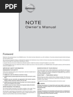 Download Nissan Note 2006 Owner Manual by Rafael Monzon SN125474533 doc pdf