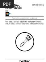 Download Brother Embroidery Service Manual BES 960 1260 Service Manuel by igorspam SN125477365 doc pdf