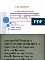 Points of Difference