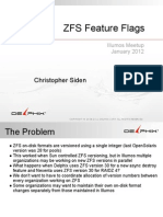 ZFS Feature Flags