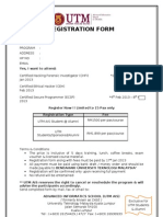 Registration Form Ceh Chfi Ecsp