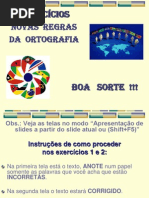 Exercicios Nova Ortografia 1