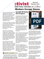 Irish HMV Workers Occupy Stores: Bulletin of Socialist Party Members in