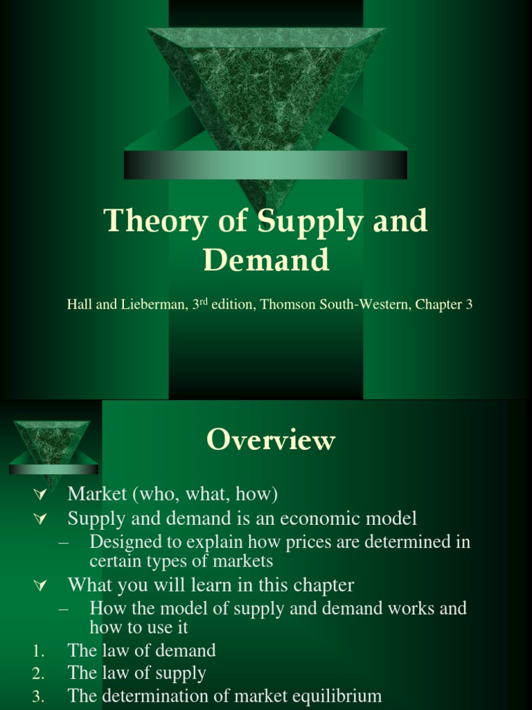 3 Supply and Demand | PDF
