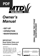 Download snow blower by vp470 SN12550983 doc pdf