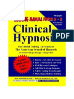 Clinical Hypnosis Training Manual From A-Z