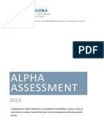Apresentação Alpha Assessment - Coaching Agora