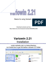 Lab5 - Variowin Basics