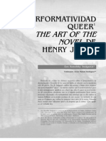 Eve Kosofsky Sedgwick - Performatividad Queer. The Art of The Novel Henry James PDF