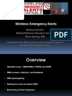 Wireless Emergency Alerts (WEA) webinar presentation 021313